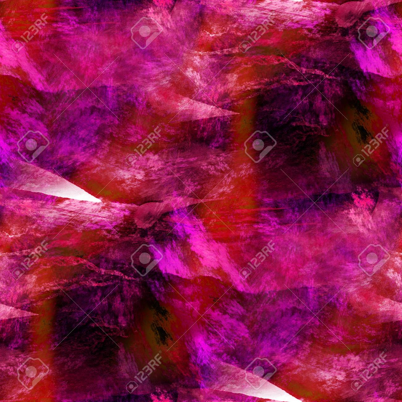 シームレスな赤紫の壁紙水彩画茶色抽象的な前衛 G の写真素材 画像素材 Image