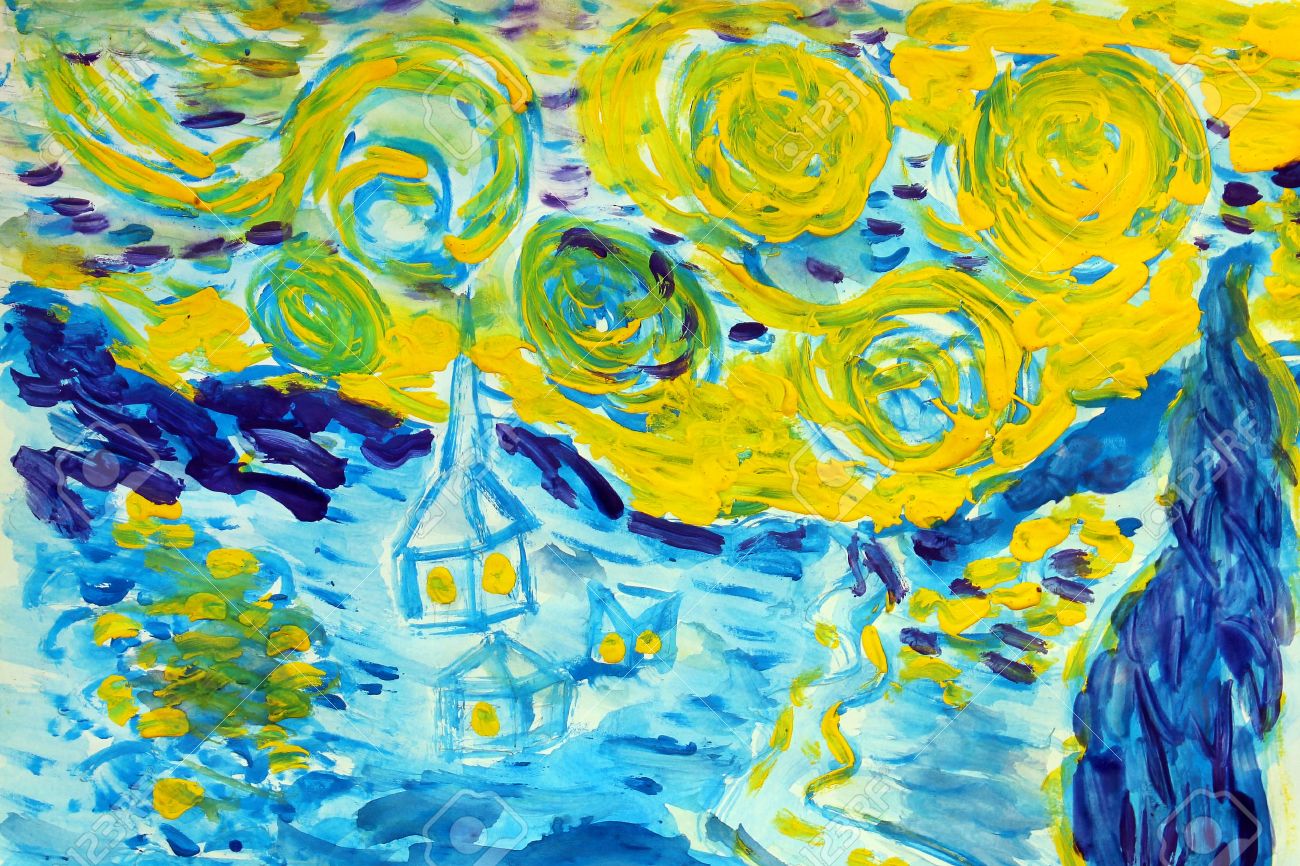 絵 絵画 静物 ゴッホ➕セザンヌ風 水彩 水彩色鉛筆 緑の水差し」水彩画と鉛