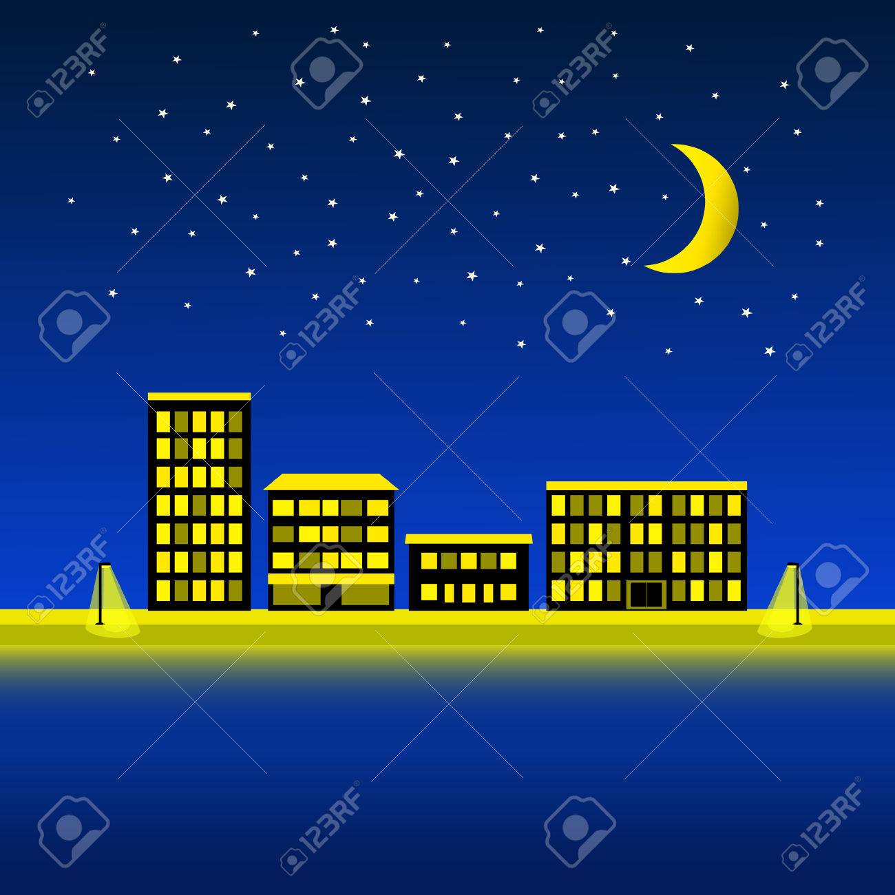 星 月 都市のシルエットの夜空 住宅 ビル アパートのブロックと夜市イラスト 子供のイラストや赤ちゃんのカードの背景 のイラスト素材 ベクタ Image 星 月 都市のシルエットの夜空 住宅 ビル アパートのブロックと夜市イラスト 子供のイラストや赤ちゃんのカードの背景 のイラスト素材 ベクタ Image