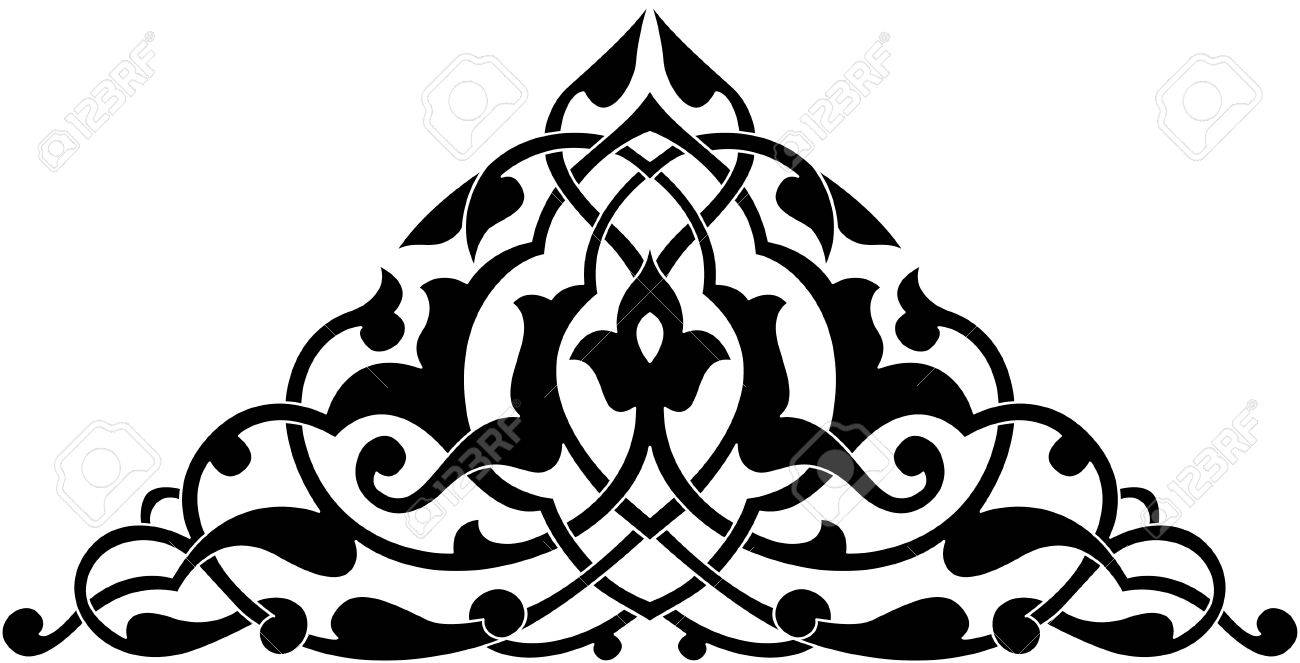 装飾的なデザイン要素 ベクトルファイル モノクロのイラスト素材 ベクタ Image