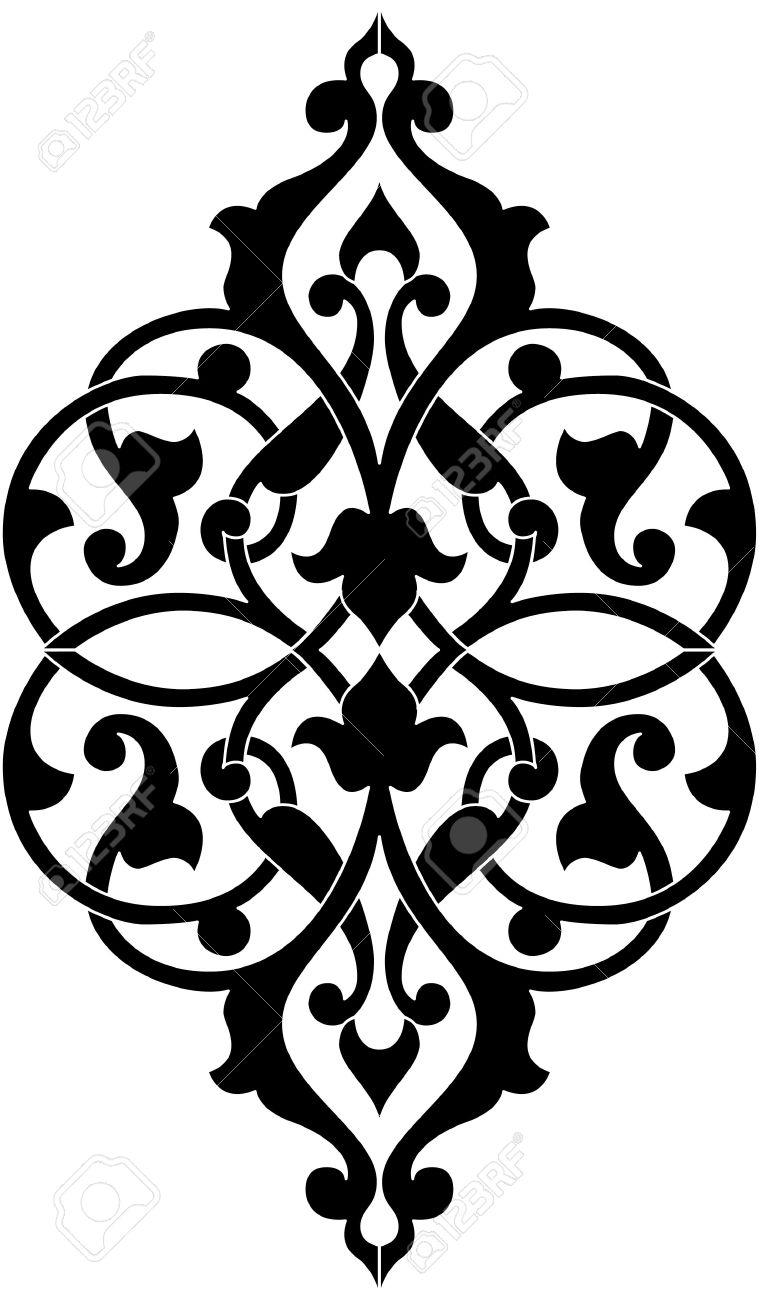 装飾的なデザイン要素 ベクトルファイル モノクロのイラスト素材 ベクタ Image