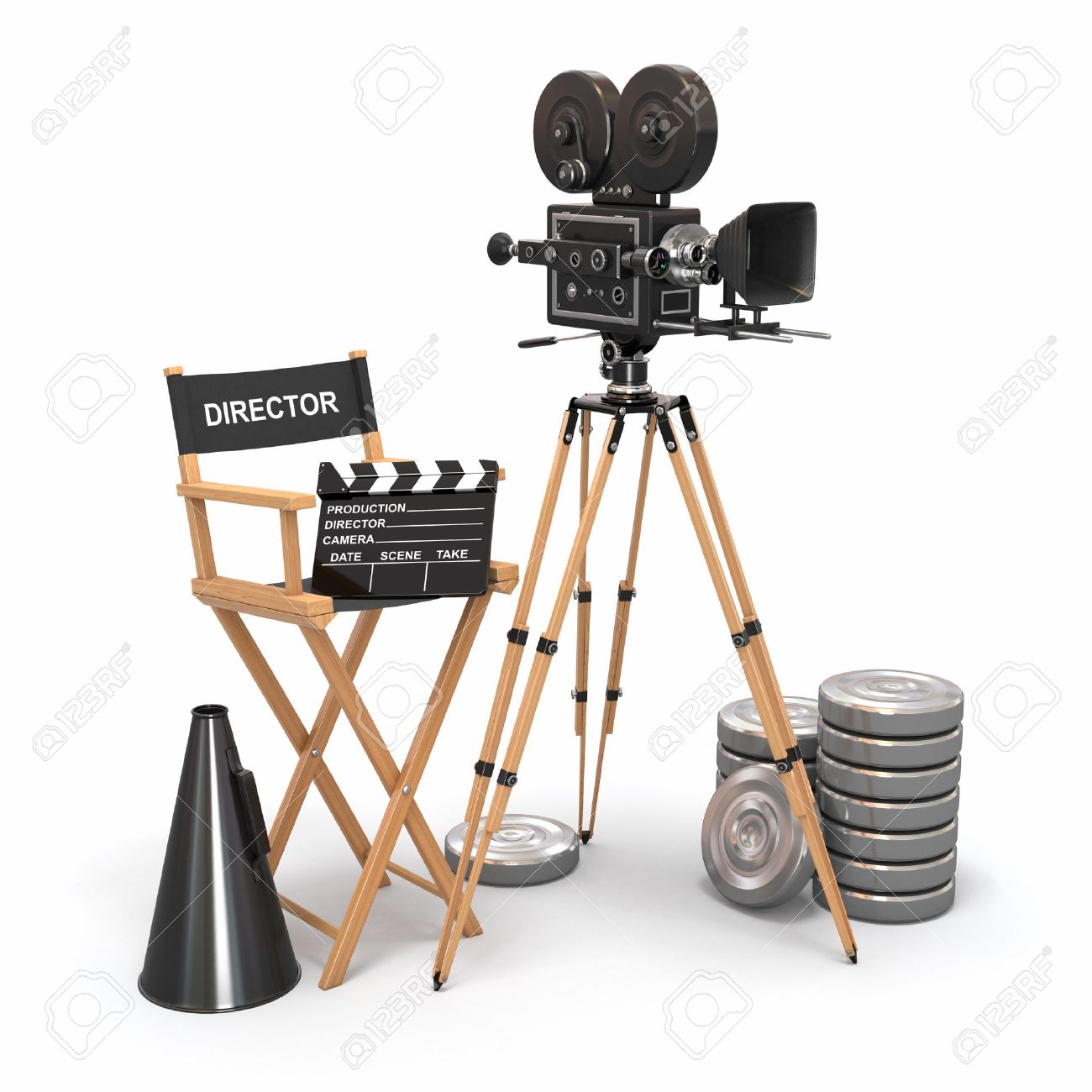 Movie Composition Vintage Camera Director Chair And Reels Stock Photo Picture And Royalty Free Image Image Movie Composition Vintage Camera Director Chair And Reels Stock Photo Picture And Royalty Free Image Image