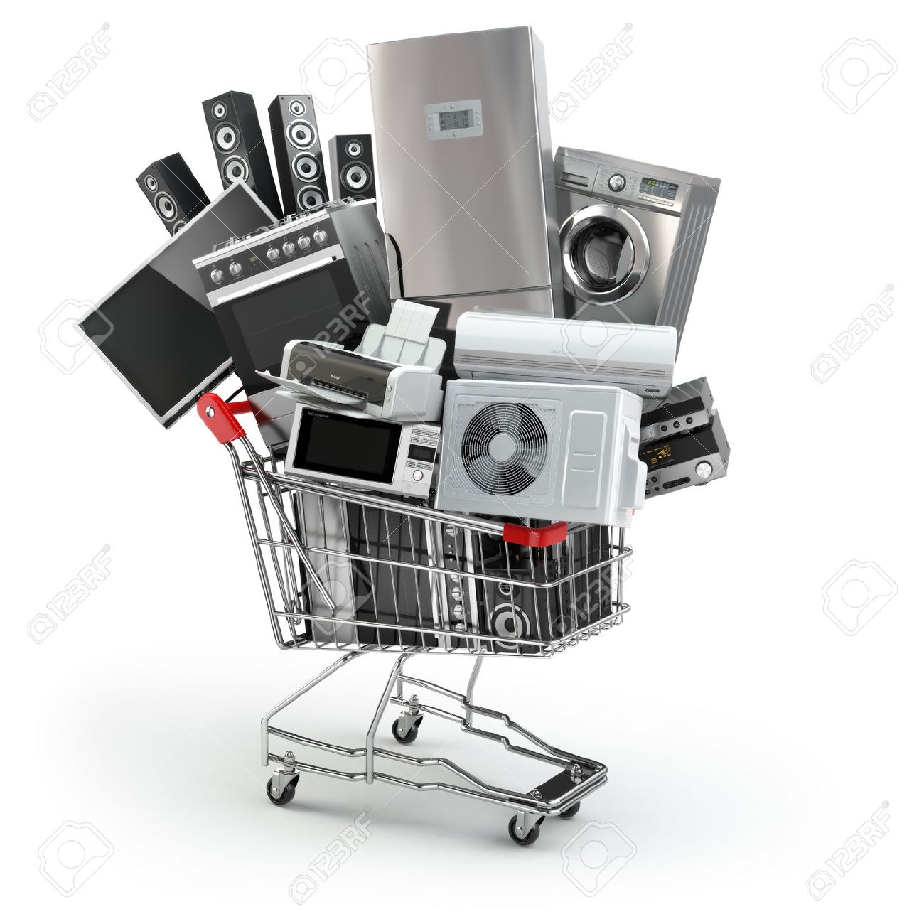 Uncategorized Home And Kitchen Appliances Online Shopping kitchen appliances set images stock pictures royalty free home in the shopping cart e commerce or online