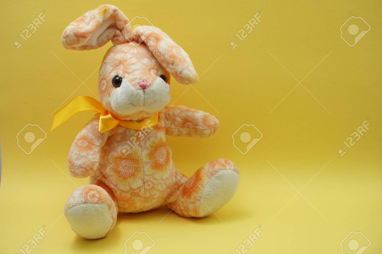 yellow bunny plush