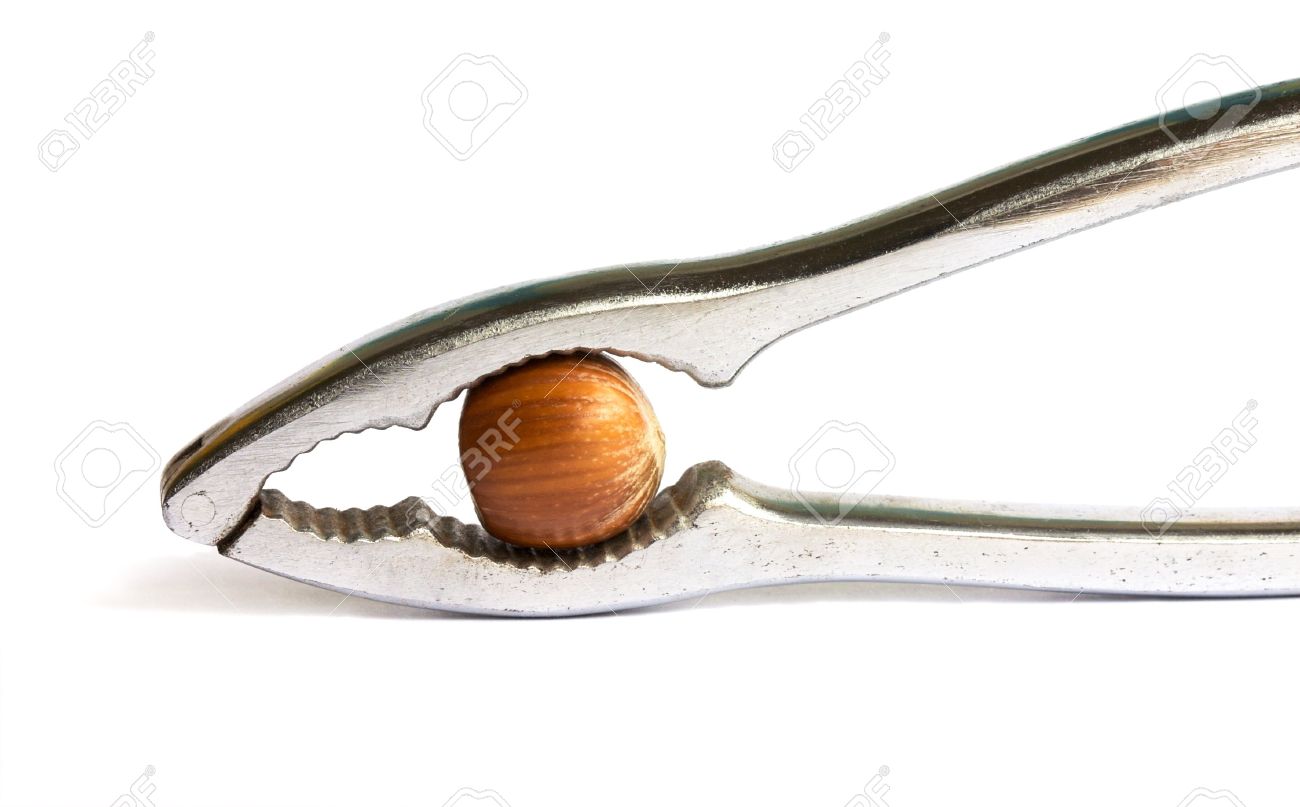 4148147-metal-nutcracker-with-a-hazelnut