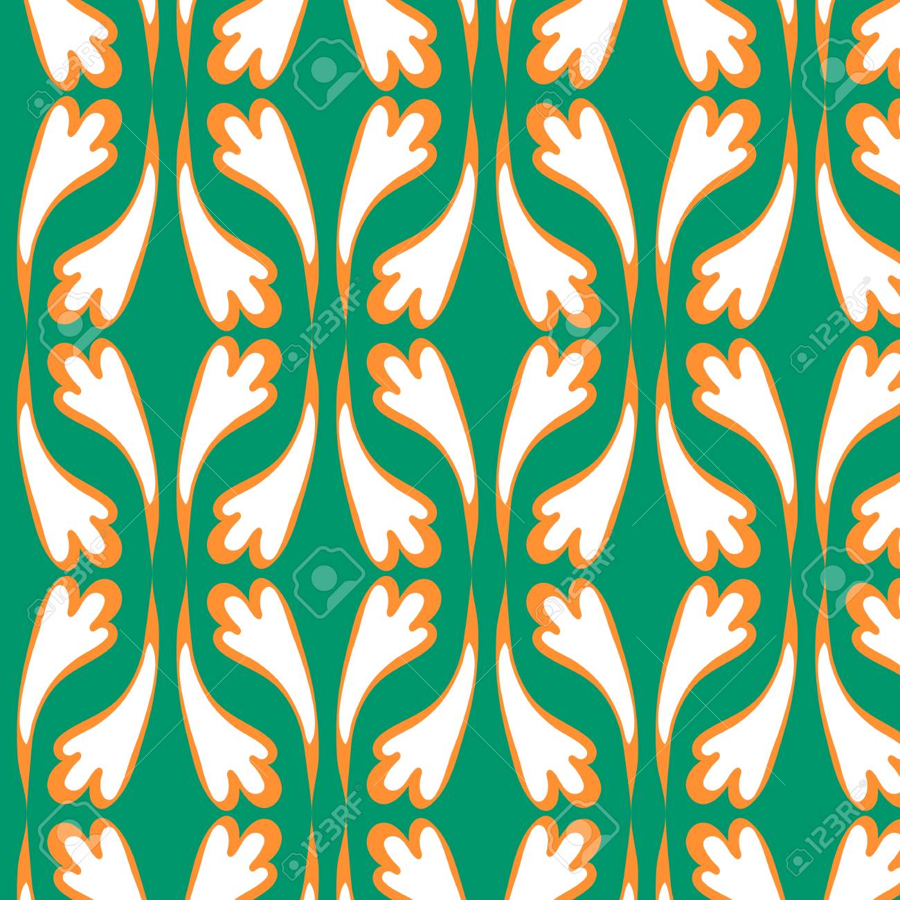 Vector Illustration Of A 70s Wallpaper Seamless Patterns Royalty Vector Illustration Of A 70s Wallpaper Seamless Patterns Royalty