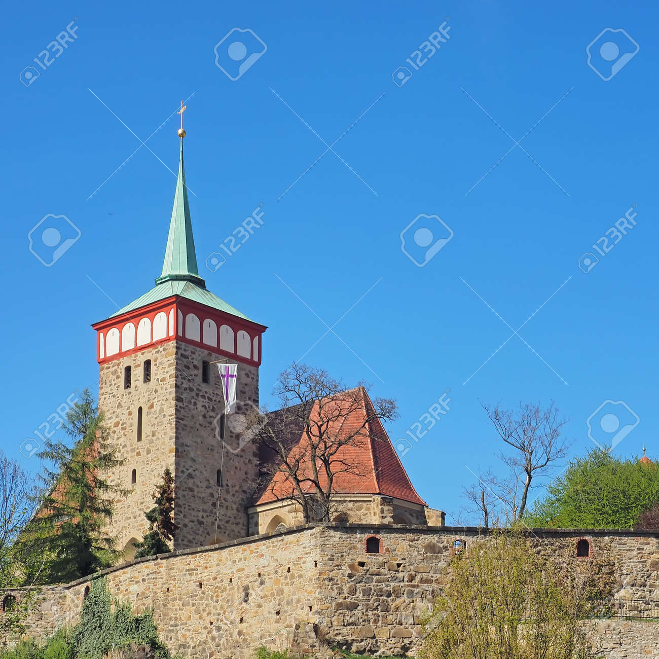 Church of St. Michael in city Bautzen, Saxony, Germany - 151902396 Church of St. Michael in city Bautzen, Saxony, Germany - 151902396