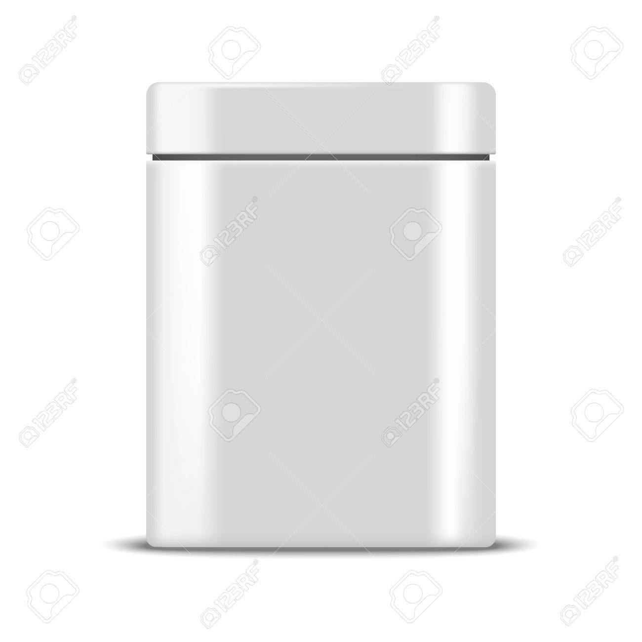 Download Realistic Square Metallic Box Mock Up Cosmetic Package Royalty Free Cliparts Vectors And Stock Illustration Image 68475120