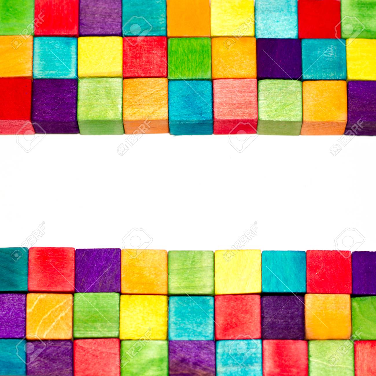 colorful blocks and text