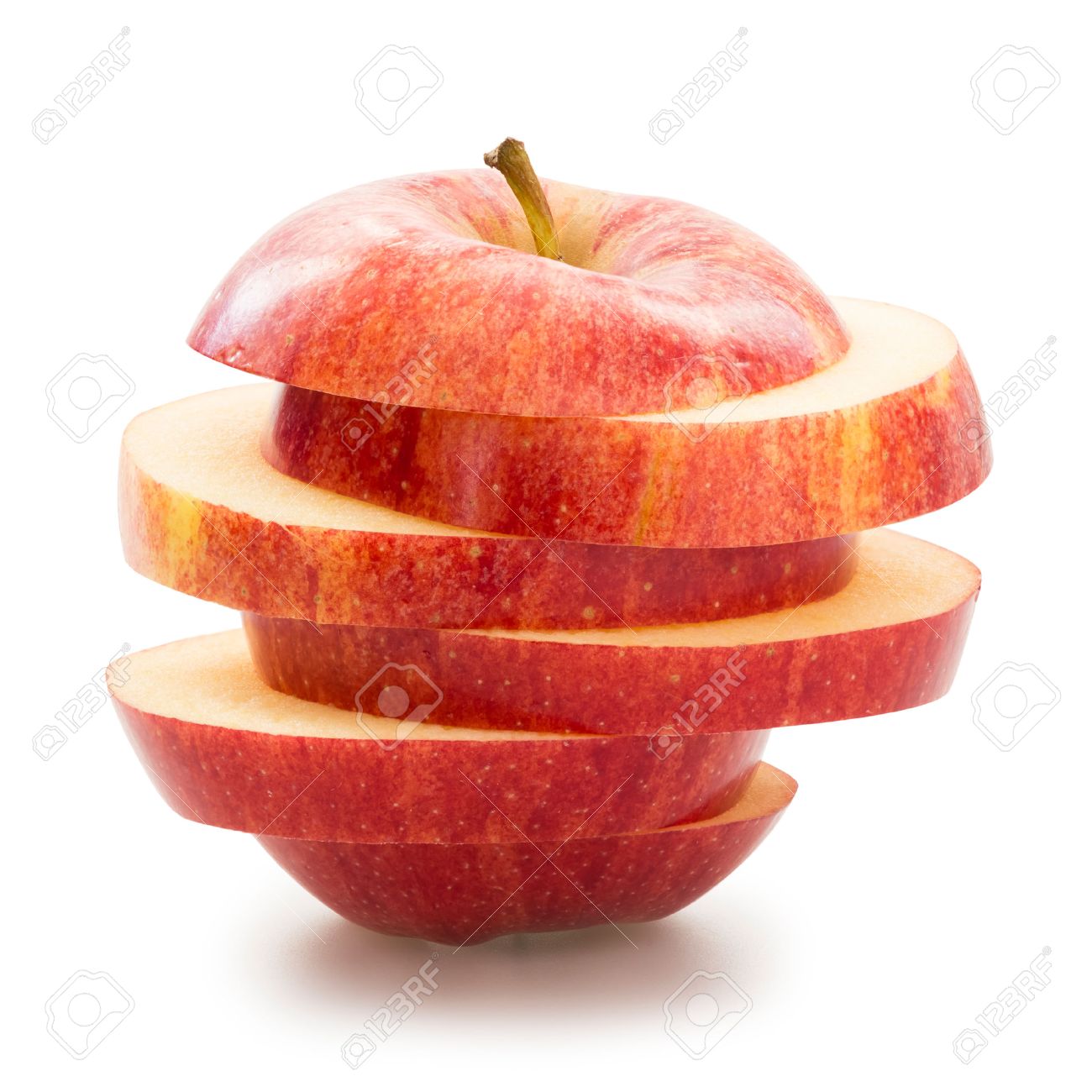 Sliced Apple Stock Photo, Picture And Royalty Free Image. Image ...