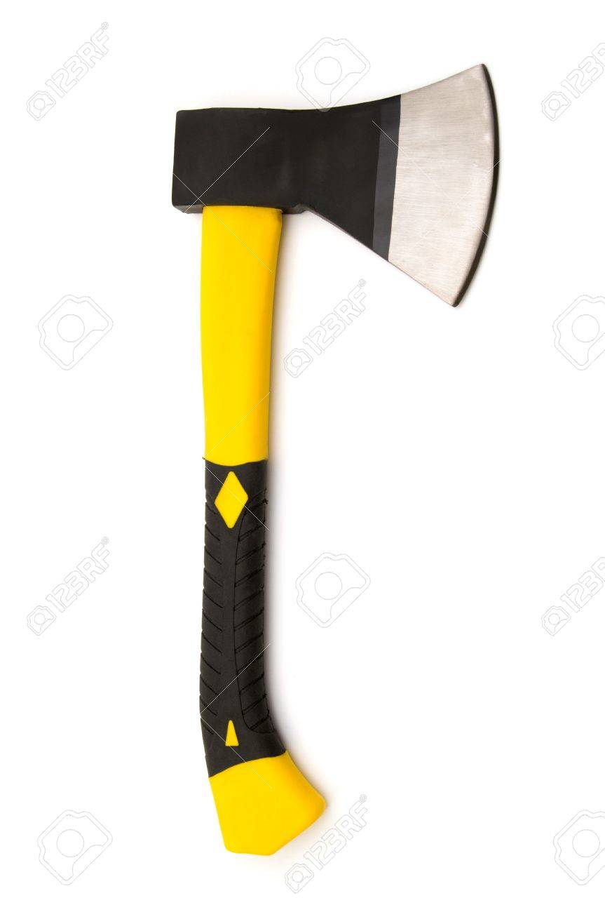 Modern Axe On White Background Stock Photo Picture And Royalty Free Image Image