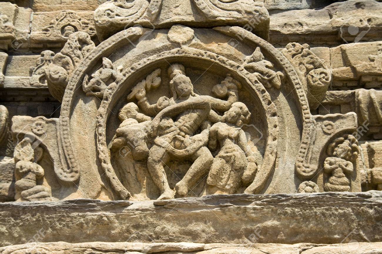 Sculptural Panel Of Dancing Shiva With Parvathi And Nandi At ...
