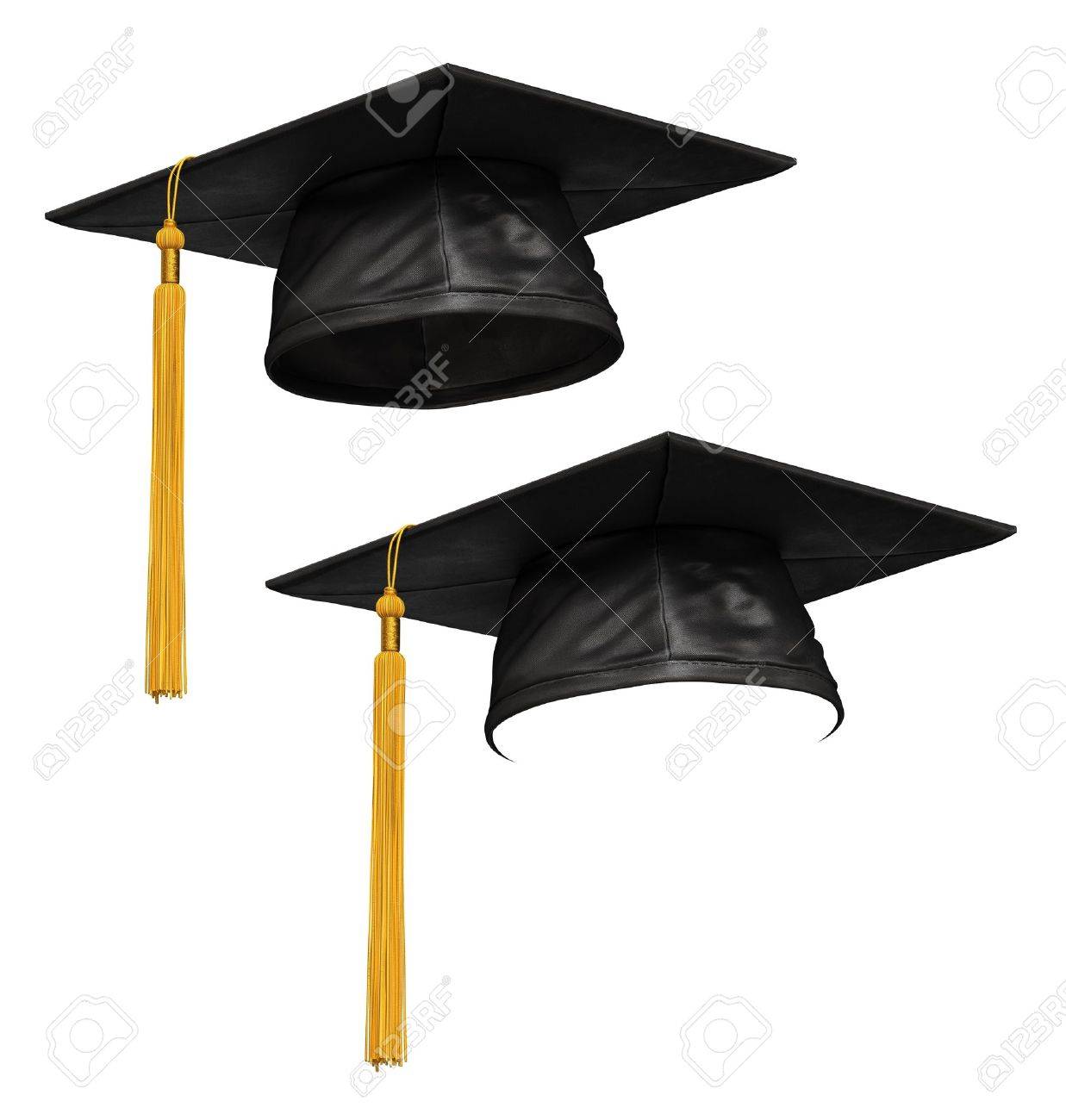 black graduation cap