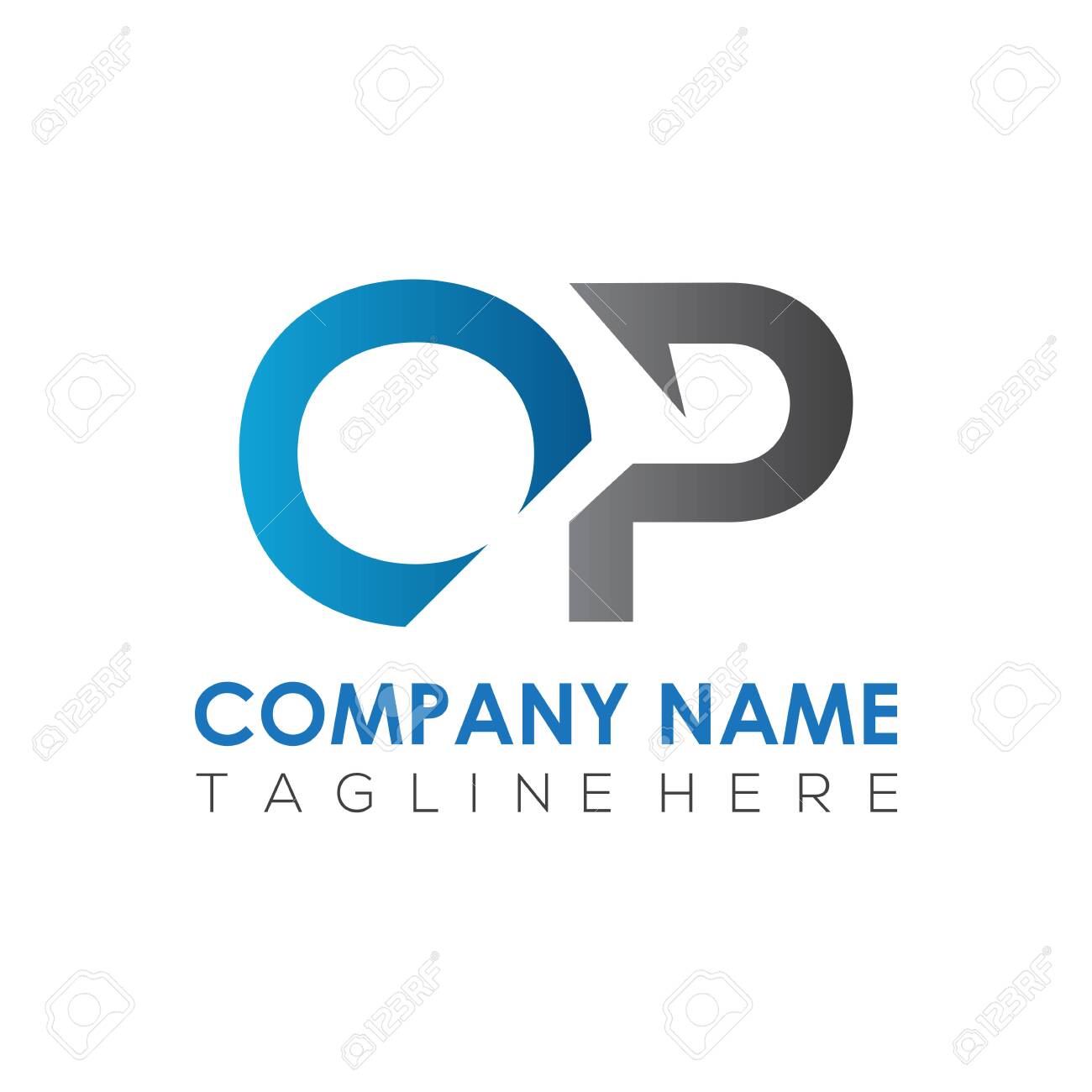 Initial Simple Letter Op Logo Design Vector Template Abstract Royalty Free Cliparts Vectors And Stock Illustration Image 148605138