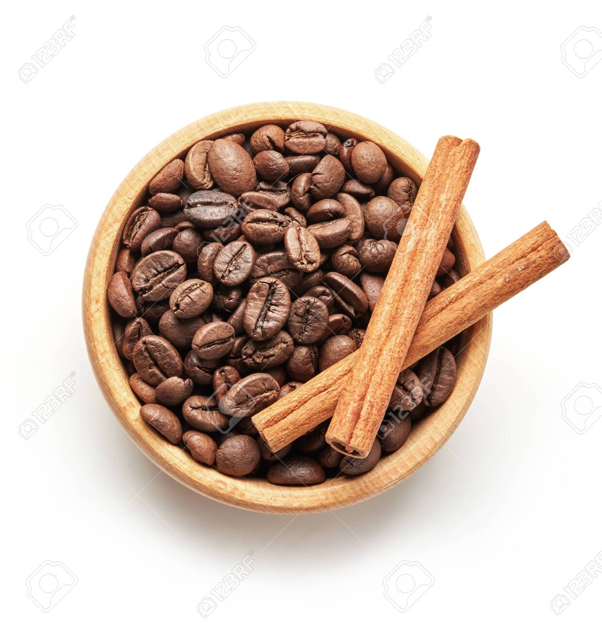 Flavored Coffee Beans With Cinnamon Stock Photo Picture And Royalty Free Image Image 130045733
