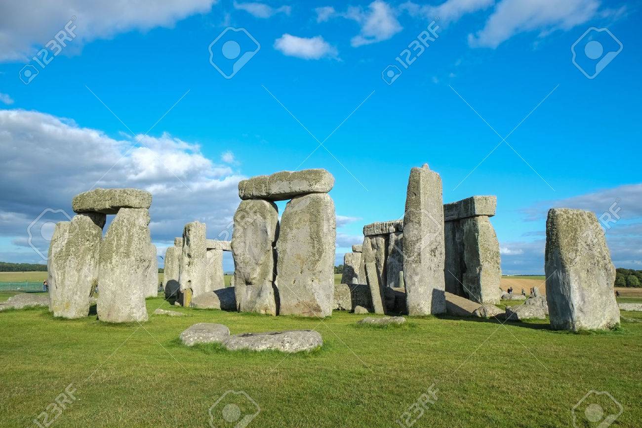 ストーンヘンジ 世界の七不思議の一つ の写真素材 画像素材 Image