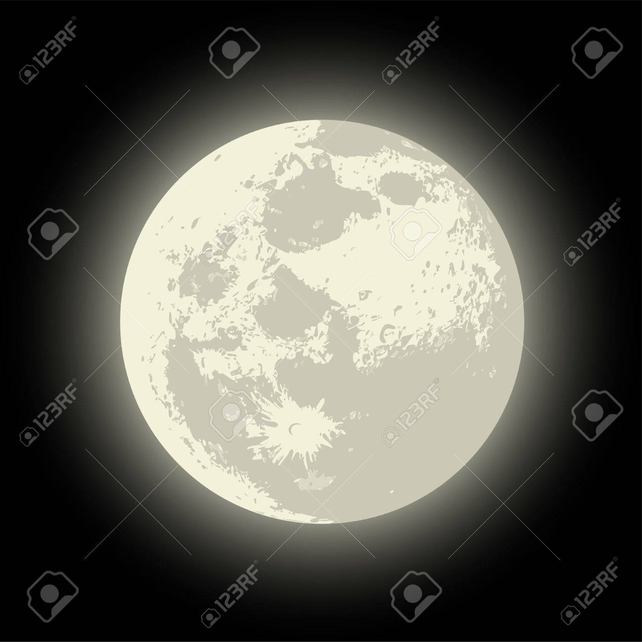 簡単な編集のためのグループで区切られたベクトル満月利用 Eps 10 ベクトル形式 のイラスト素材 ベクタ Image