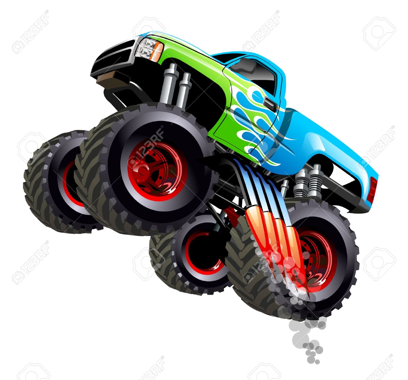 Cartoon Monster Truck  Monster trucks, Monster truck art, Big monster  trucks