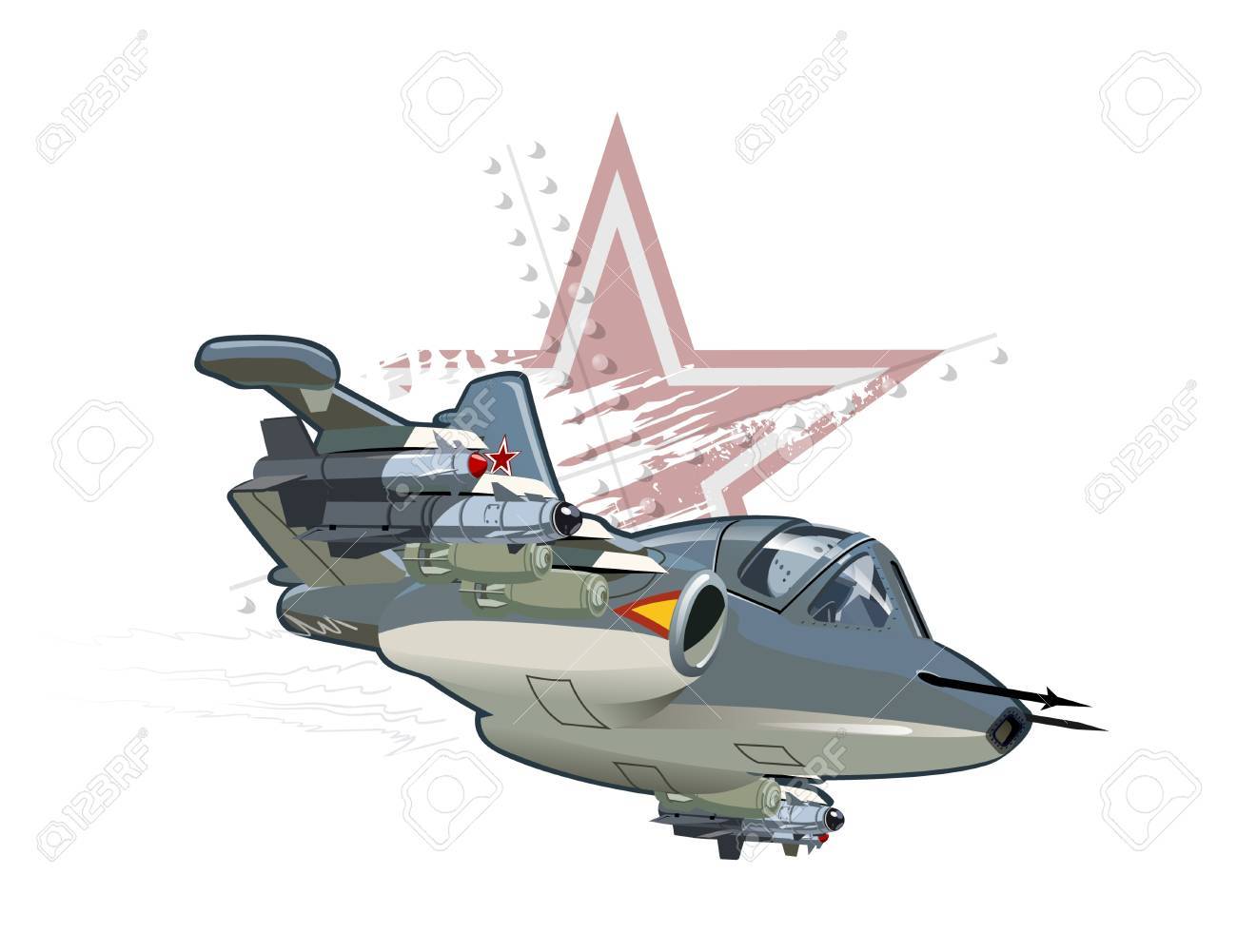 ベクトル漫画戦闘機 グループおよび簡単な編集のための層で区切られた利用可能な Eps 10 ベクトル形式 のイラスト素材 ベクタ Image