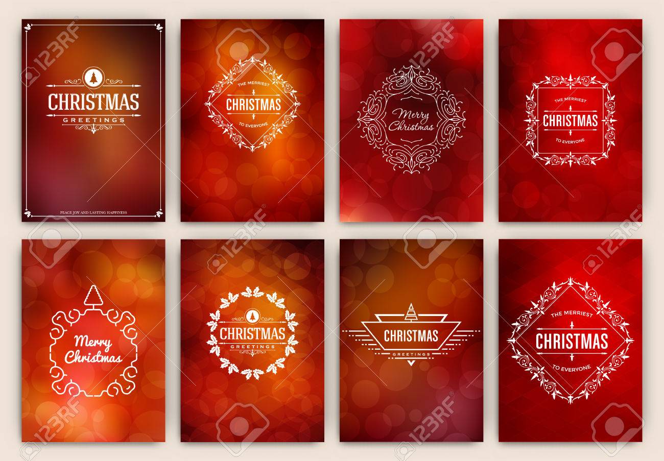 Weihnachtskarten Design Satz Sammlung Elegante Stilvolle Grusse Mit Typografischen Elementen Lizenzfrei Nutzbare Vektorgrafiken Clip Arts Illustrationen Image 48761352