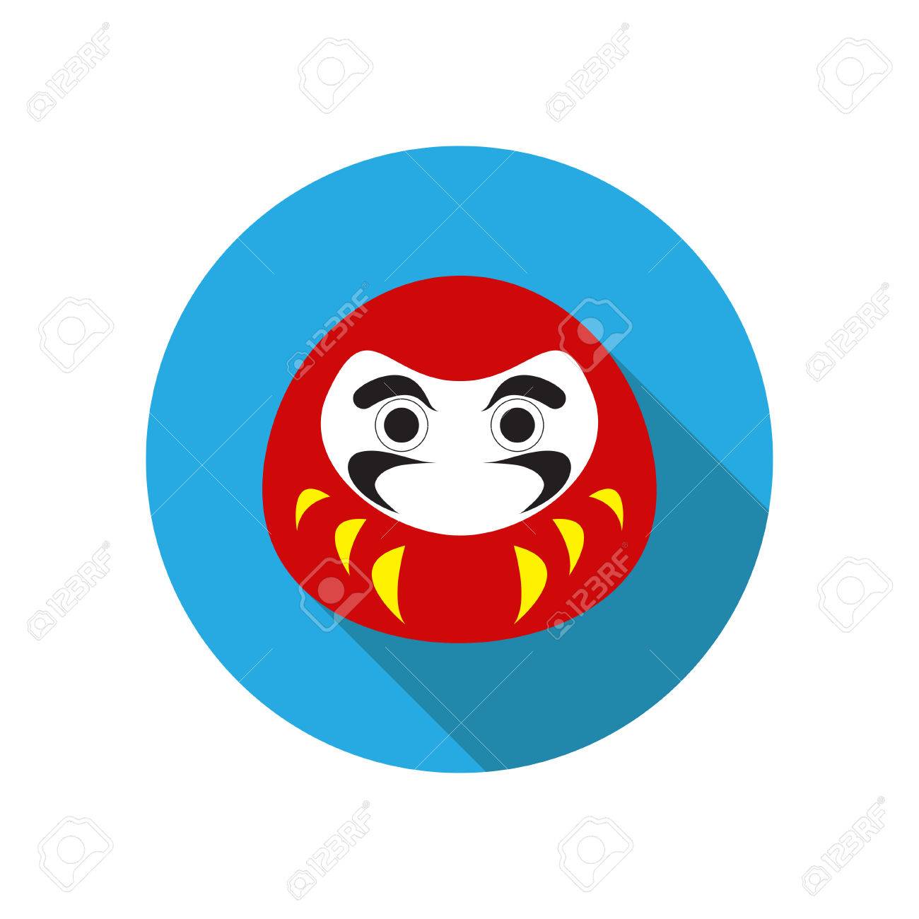 だるまをベクトルします のイラスト素材 ベクタ Image