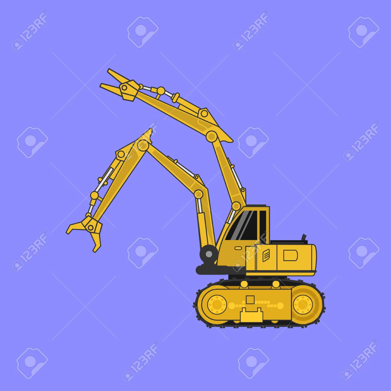 Construction car , Special machines for the Construction .vector - 105722460 Construction car , Special machines for the Construction .vector - 105722460