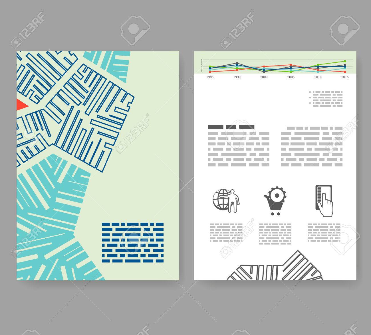 flyer leaflet booklet layout editable design template a4