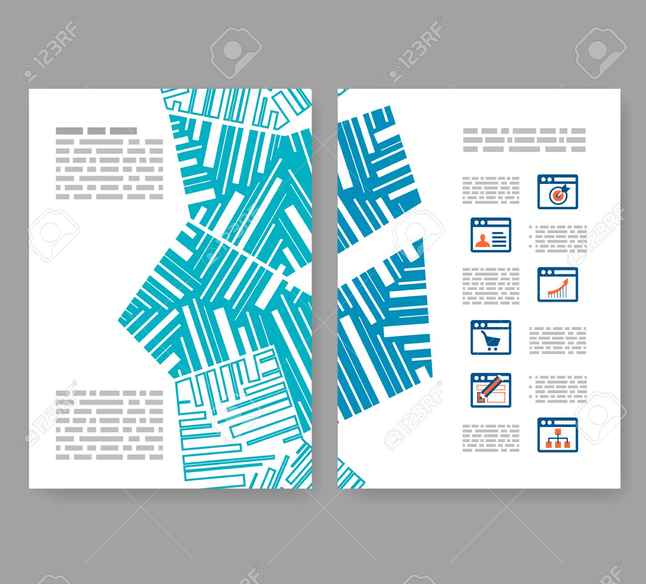flyer leaflet booklet layout editable design template a4