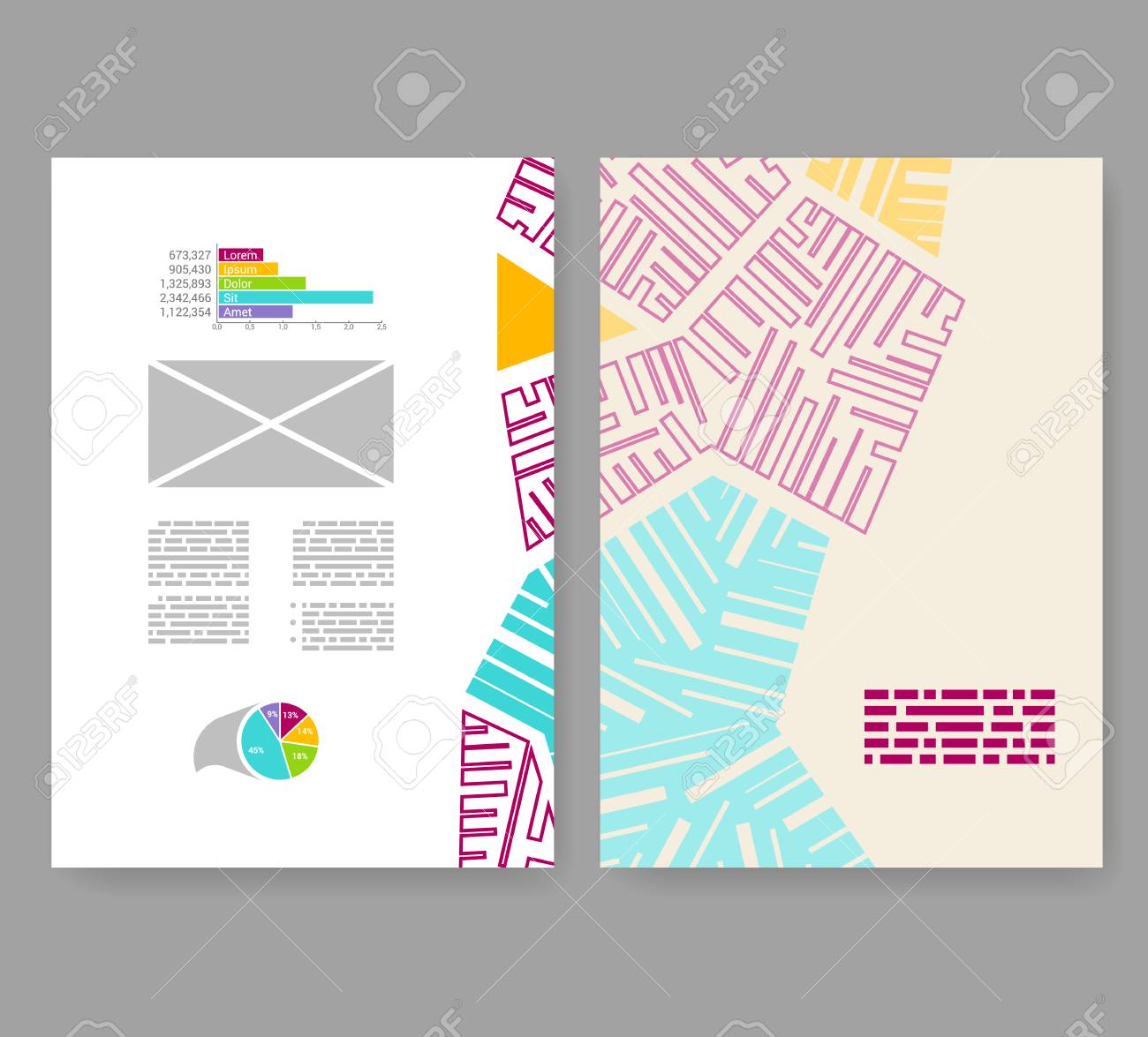 flyer leaflet booklet layout editable design template a4