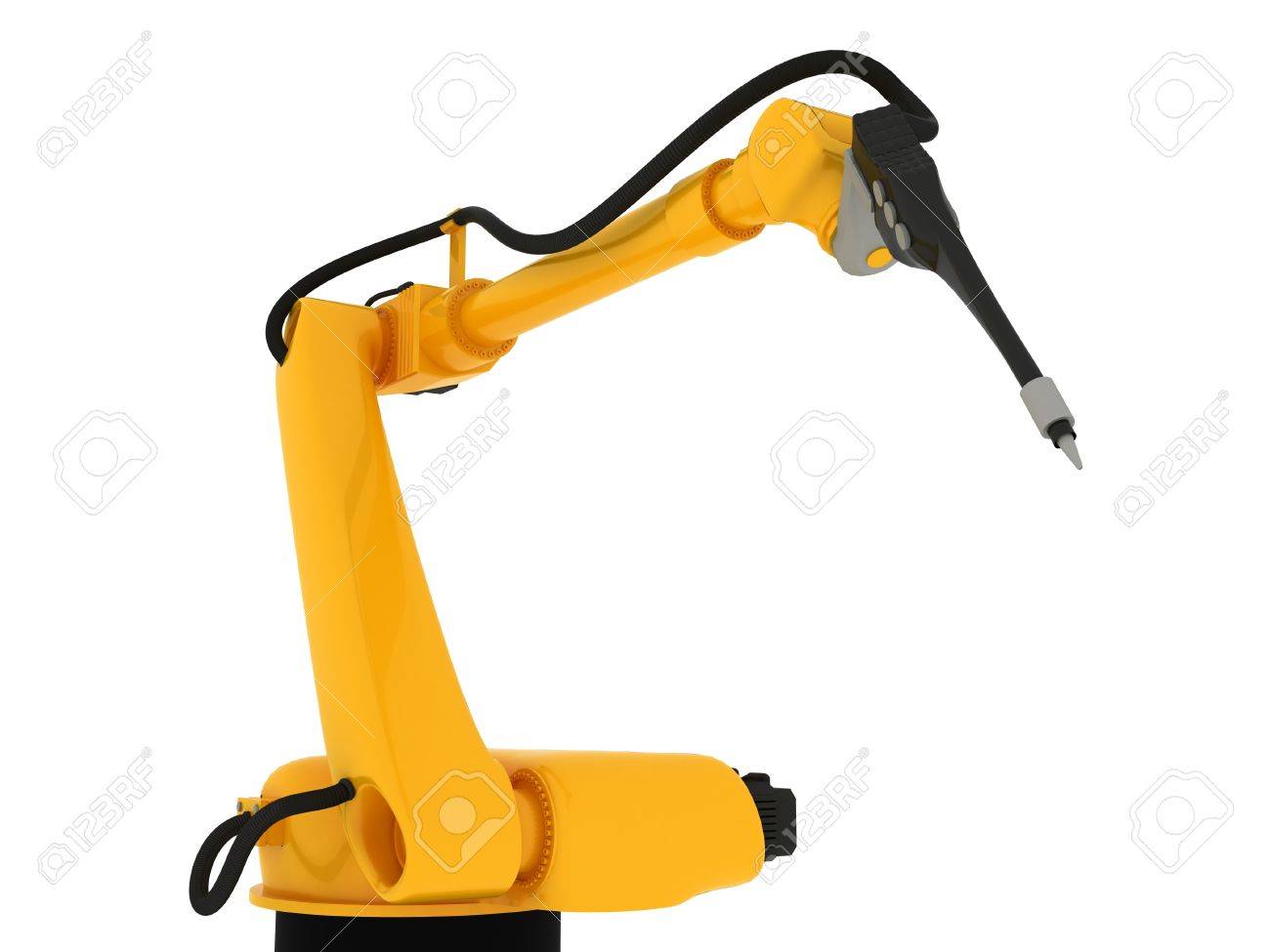 Industrial Robot Isolated On White Stock Photo Picture And Royalty Free Image Image