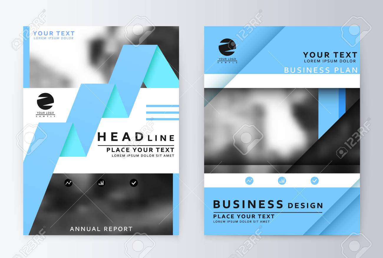 layout design template annual report brochure business flyer