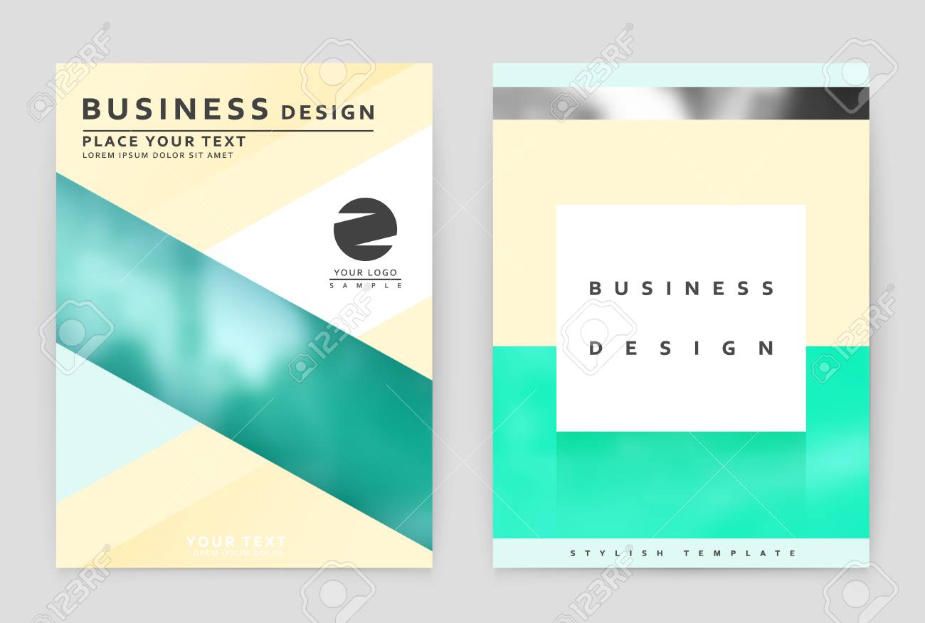 layout design template annual report brochure business flyer