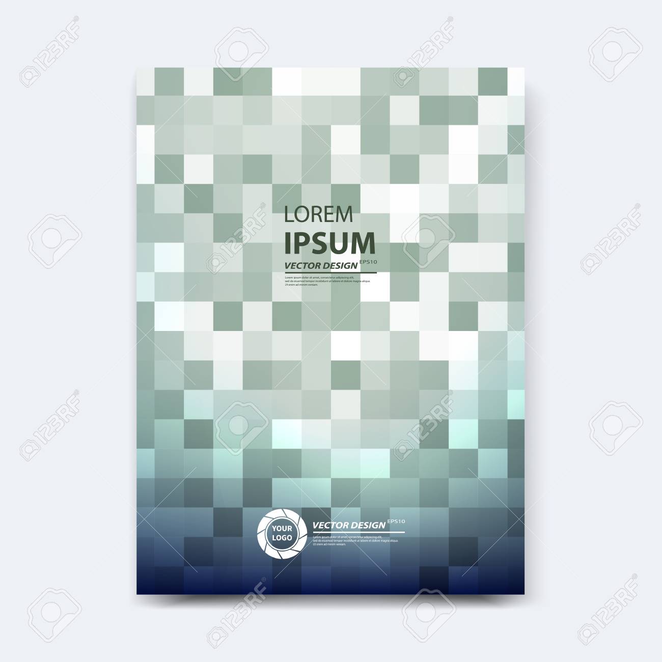 Abstract vector design for cover, poster, banner, flyer, business card, magazine annual report, title page, brochure template layout or booklet .A4 size with geometric shapes on white background. - 104581688 Abstract vector design for cover, poster, banner, flyer, business card, magazine annual report, title page, brochure template layout or booklet .A4 size with geometric shapes on white background. - 104581688