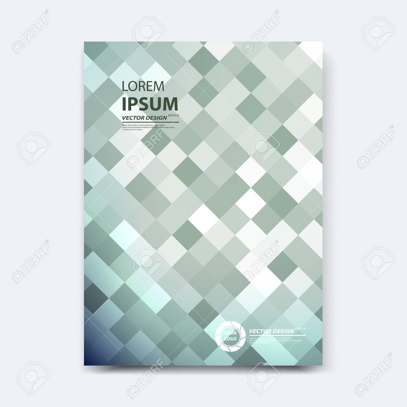 Abstract vector design for cover, poster, banner, flyer, business card, magazine annual report, title page, brochure template layout or booklet .A4 size with geometric shapes on white background. - 104581689 Abstract vector design for cover, poster, banner, flyer, business card, magazine annual report, title page, brochure template layout or booklet .A4 size with geometric shapes on white background. - 104581689