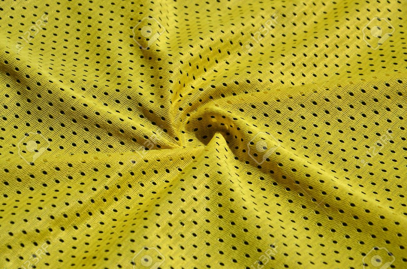 Textura De Ropa Deportiva Hecha De De Poliéster. Ropa De Abrigo Para El Deportivo Tiene Una Textura De Malla De Tela De Nylon Estirable Fotos, Retratos, Imágenes Y Fotografía