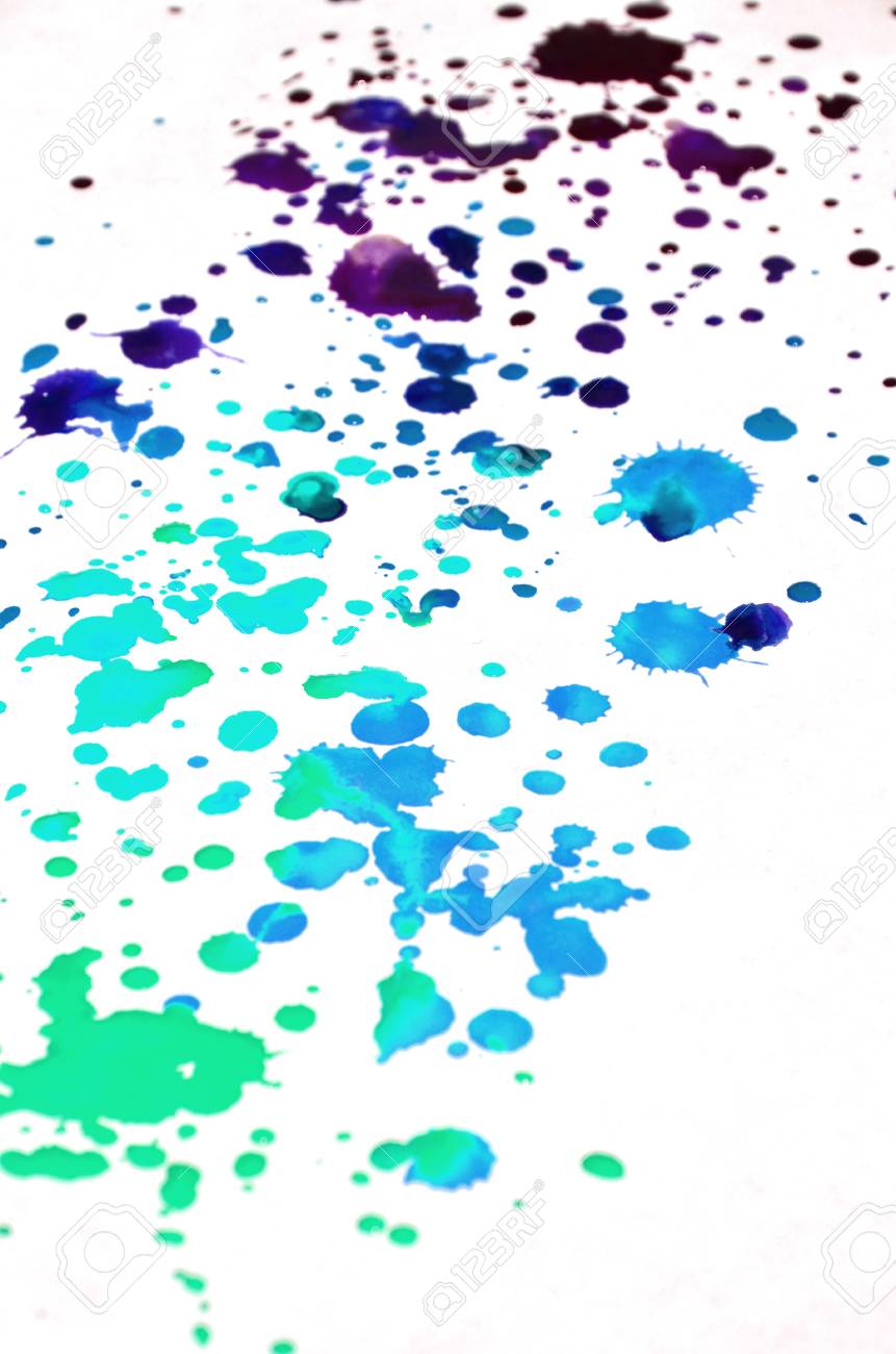 カラフルなブルー グリーン青緑色水彩ウェット ブラシ ペイント液体背景 壁紙用カードします アクワレル明るい色手描き下ろしペーパー テクスチャ背景 Web 印刷の鮮やかな要素を抽象化します の写真素材 画像素材 Image