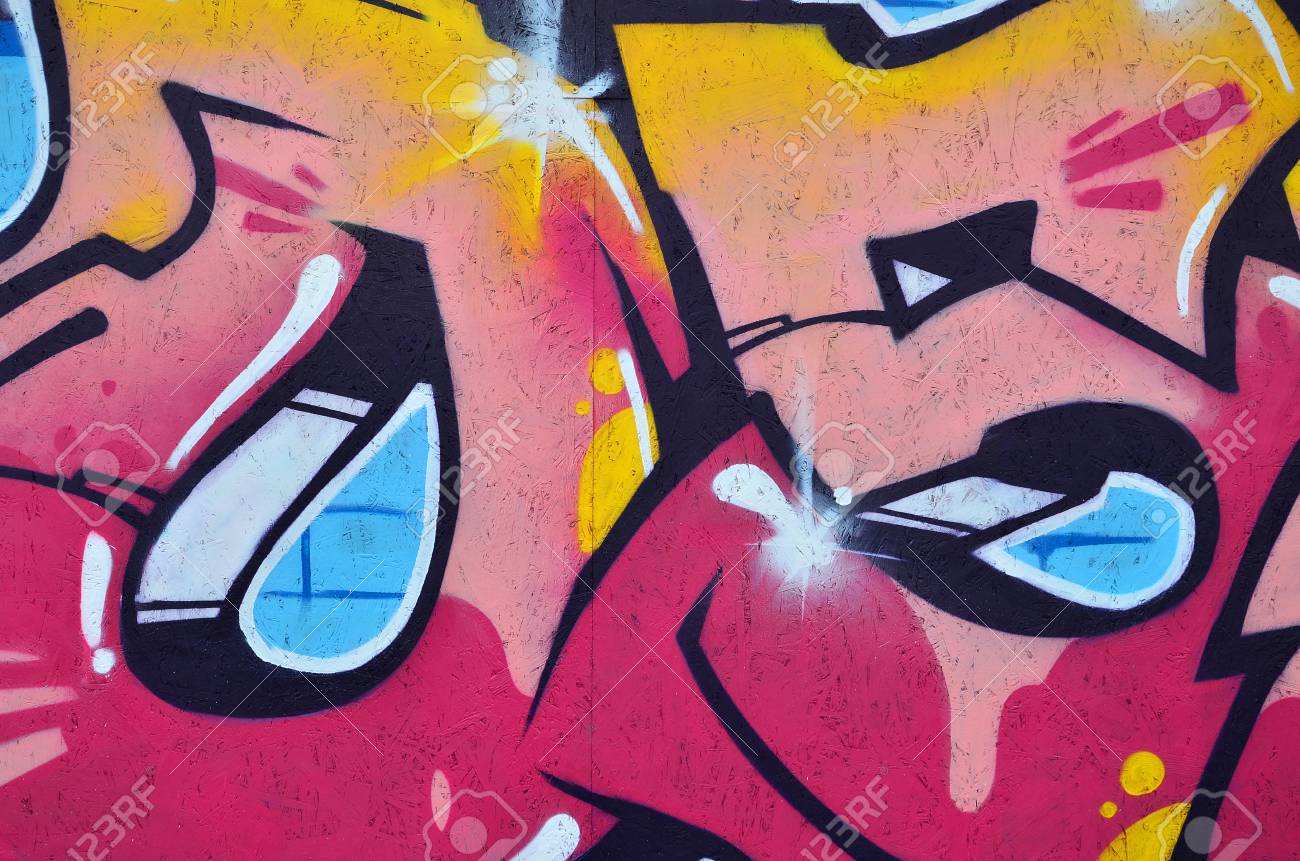 Arte Bajo Tierra Hermoso Estilo De Graffiti En La Calle La Pared