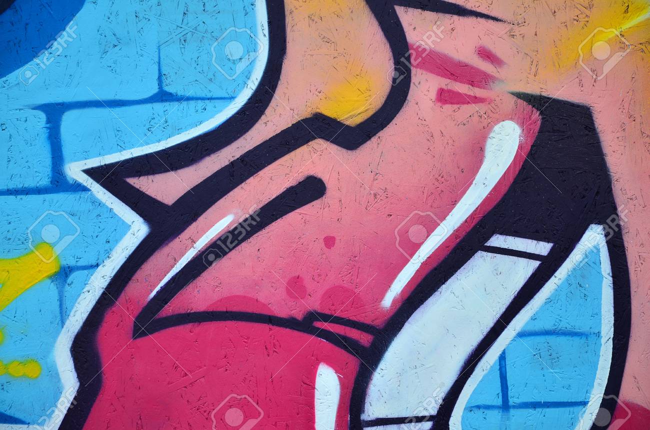 Arte Bajo Tierra Hermoso Estilo De Graffiti En La Calle La Pared