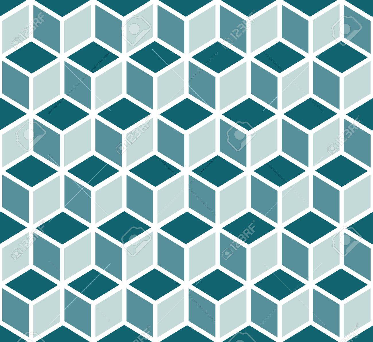 seamless 3d geometric patterns by cubes royalty free cliparts