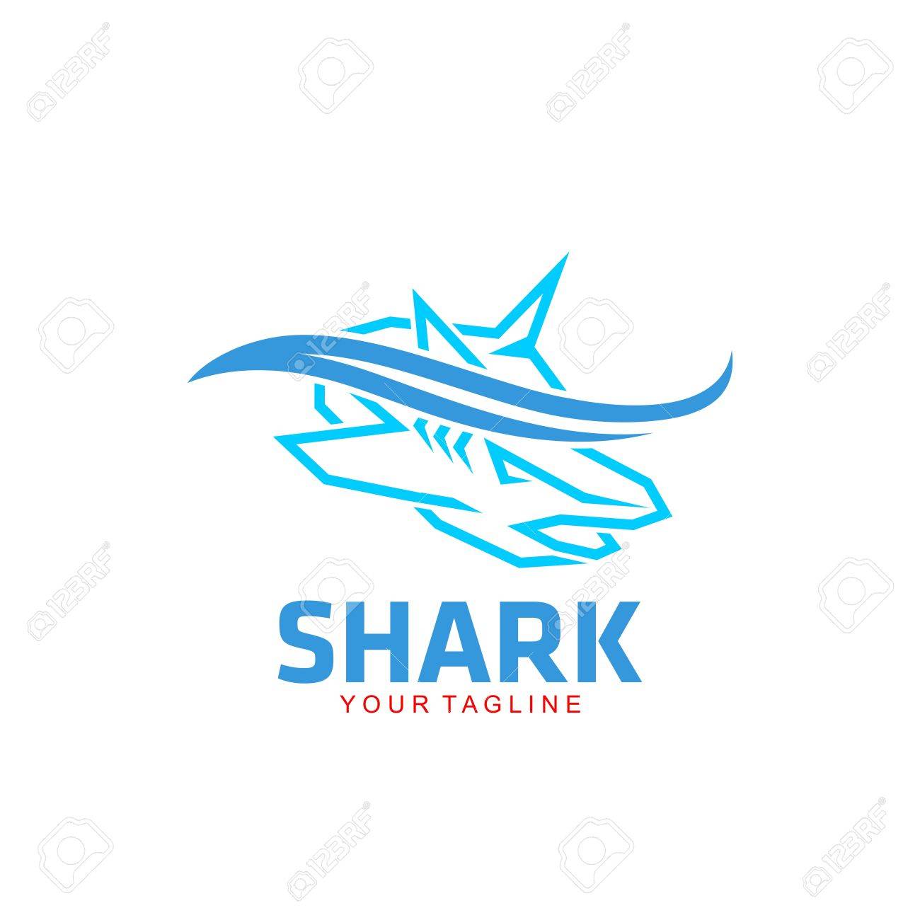 shark logo template stock photo picture and royalty free image