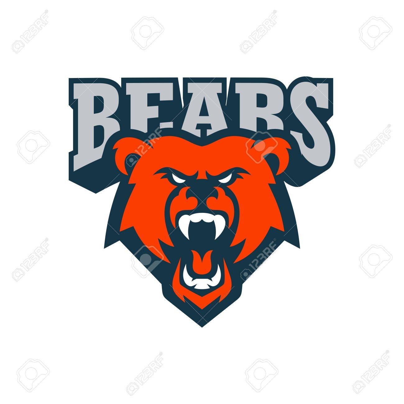 bear sport logo vector template stock photo picture and royalty