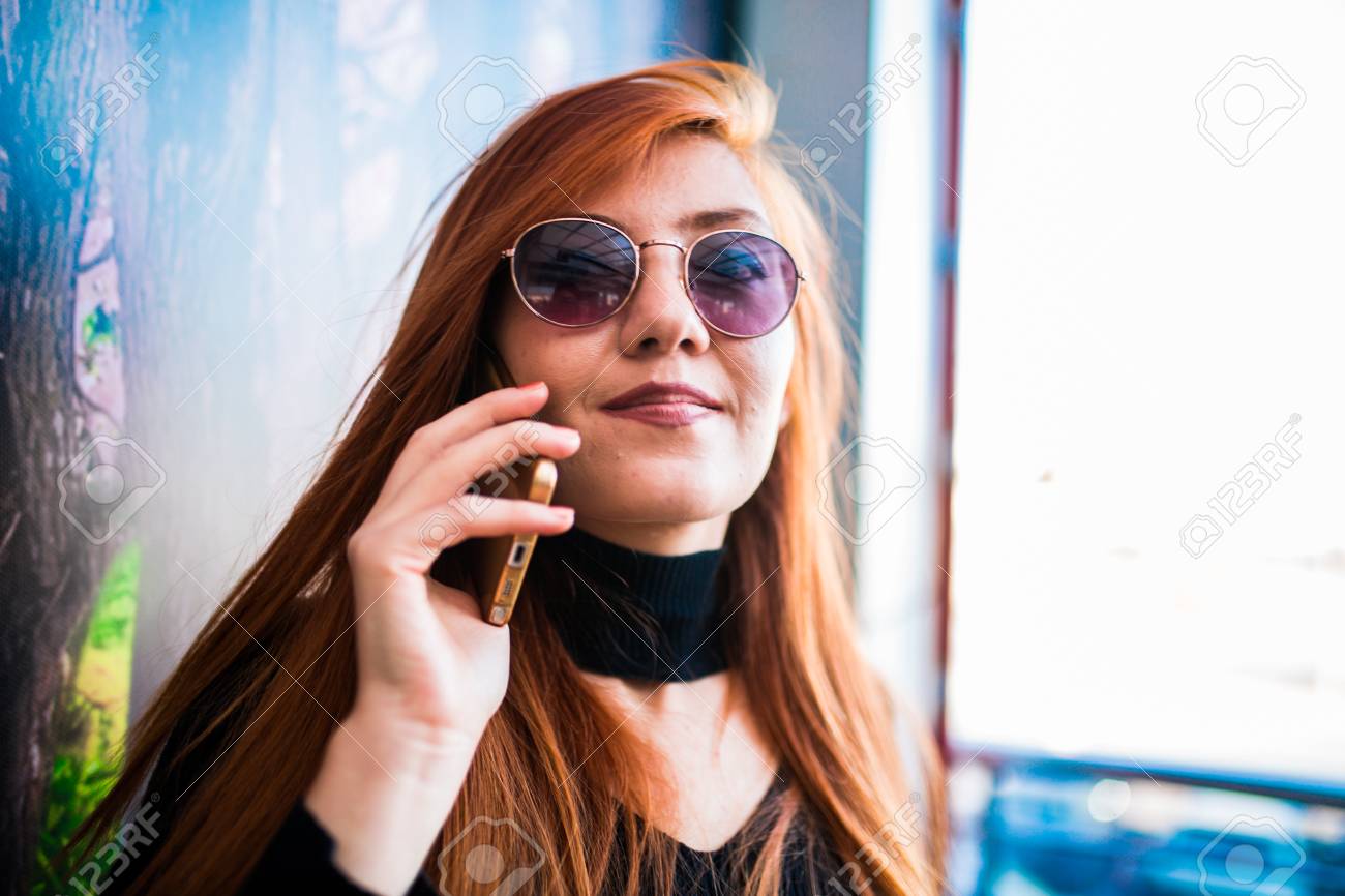 beautiful girl with sunglasses