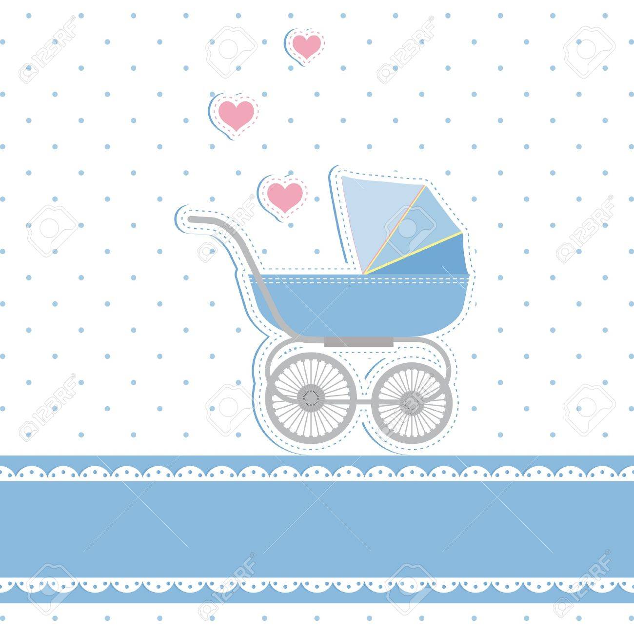 new baby boy shower invitation card royalty free cliparts vectors