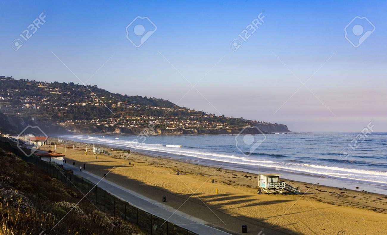 beach in beautiful morning light at Redondo beach, California, Los Angeles - 61594272 beach in beautiful morning light at Redondo beach, California, Los Angeles - 61594272