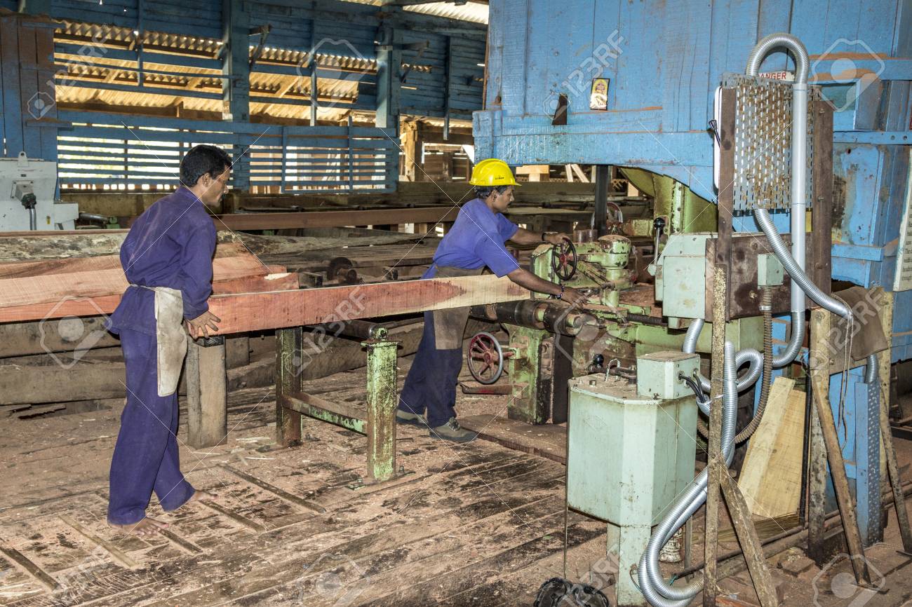 Port Blair India Apr 26 2014 People Work At An An Old