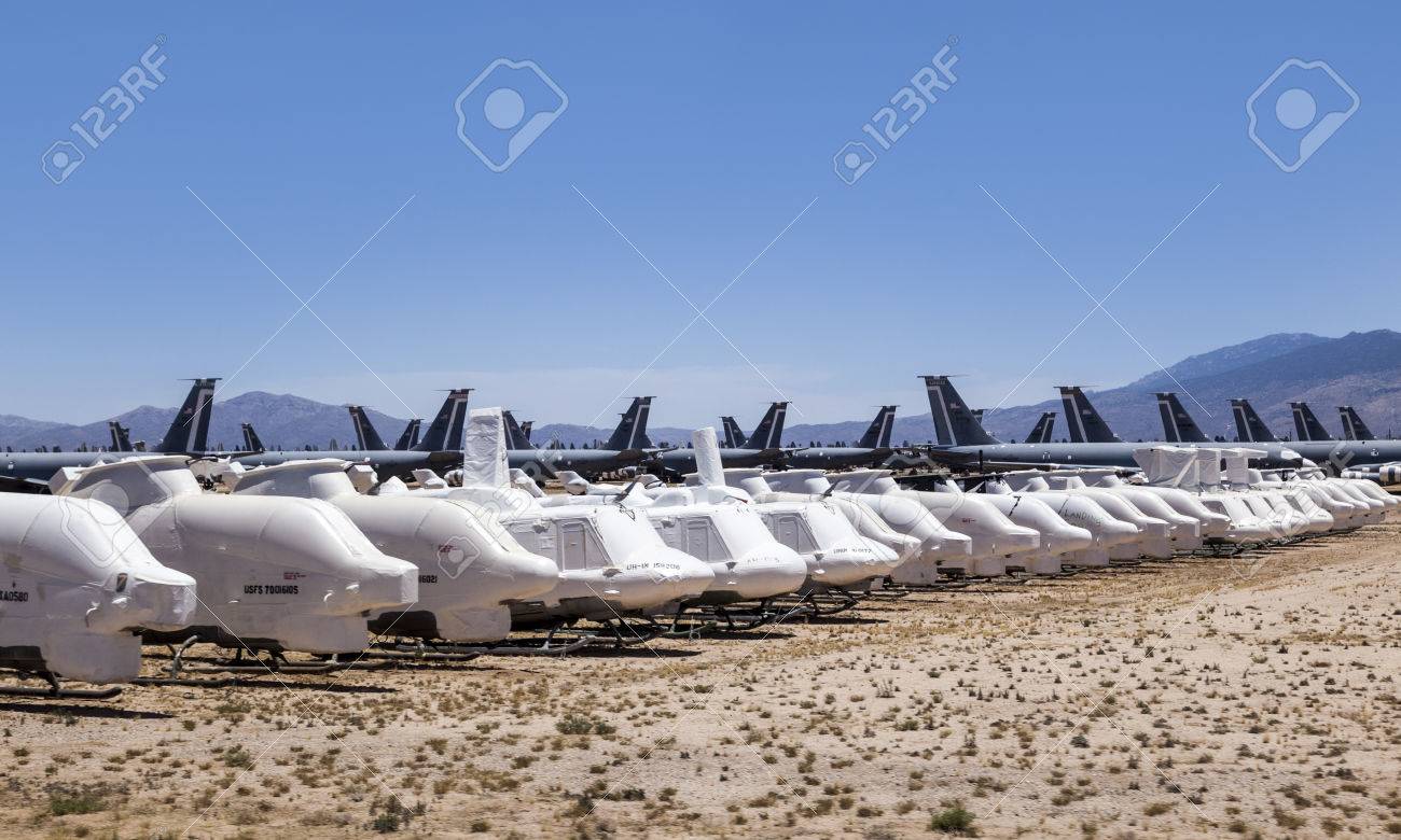 TUCSON, ARIZONA - JUNE 13, 2012: Davis-Monthan Air Force Base AMARG Boneyard  In Tucson, Arizona. It's The Place Where Nearly 5,000 Aircraft Have Gone To  Die. Stock Photo, Picture and Royalty Free Image. Image 72252580., image size:1300x780
