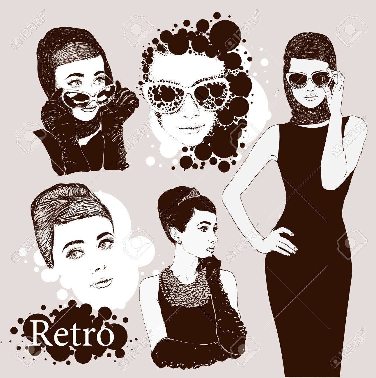 black dress 50s style