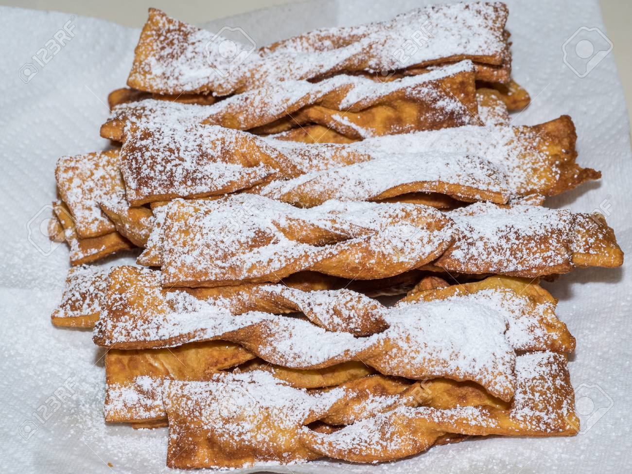 Sweet pastry made with icing sugar