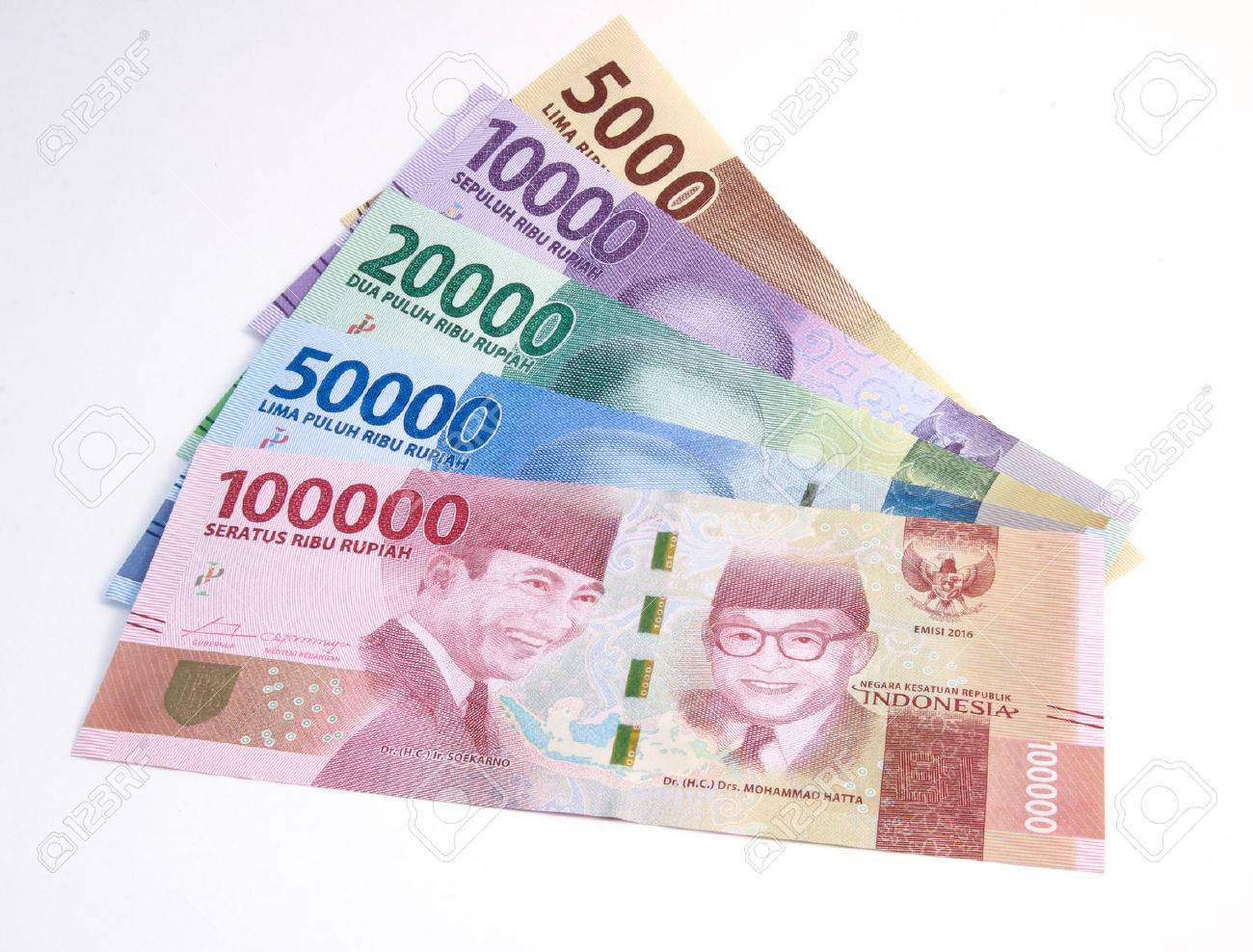 インドネシアルピアのお金の写真素材・画像素材 Image 74451716