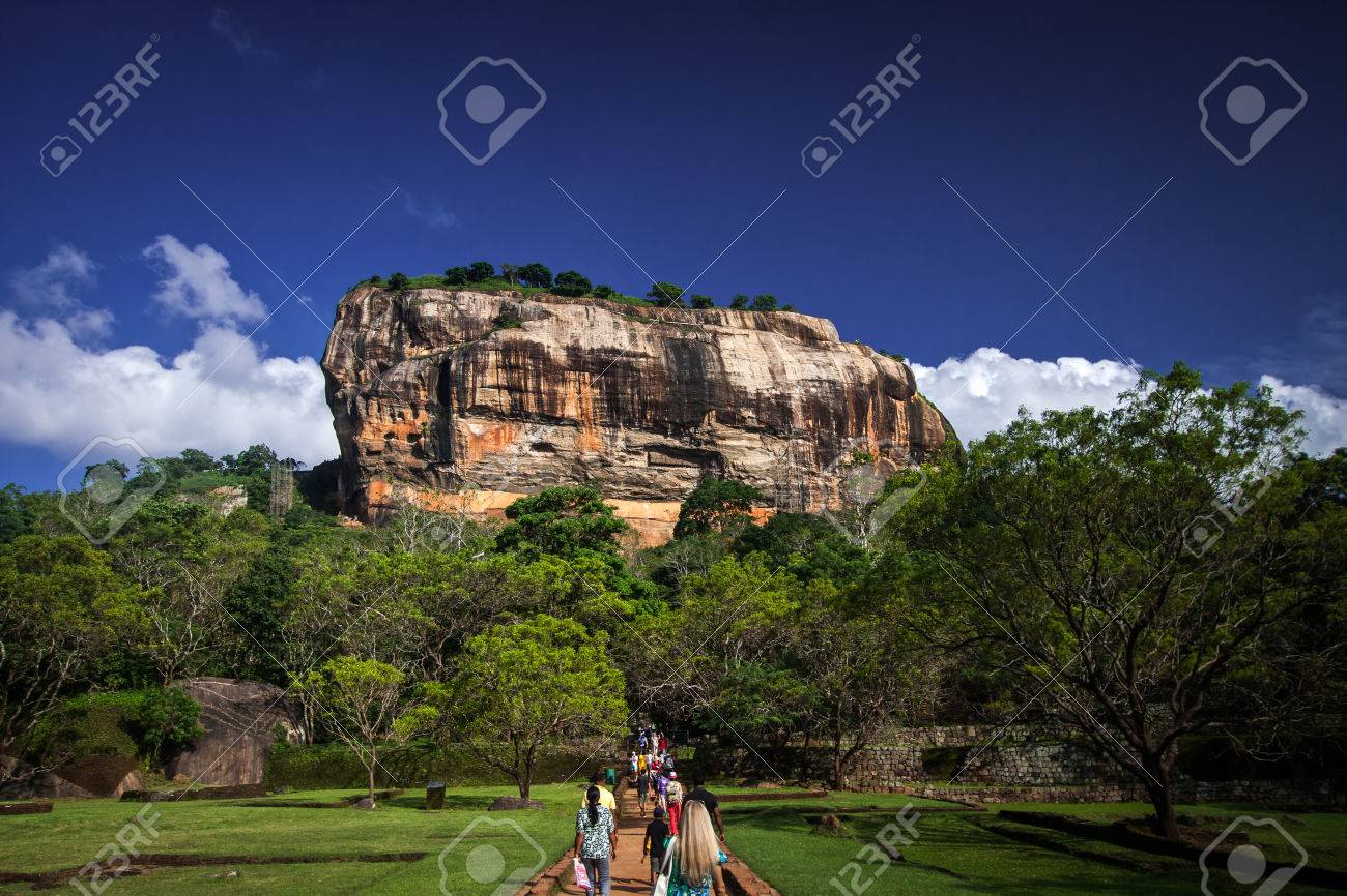 Sigiriya Lion Rock Fortress in Sri Lanka - 38670944 Sigiriya Lion Rock Fortress in Sri Lanka - 38670944